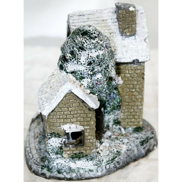 JSNY Resin Winter Brick Cottage House Display Decor Christmas Window Cutouts - Picture 5 of 8